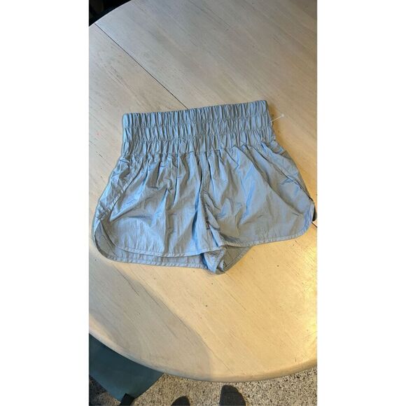 Free People Movement Silver Shorts Womens Size L - Picture 2 of 12
